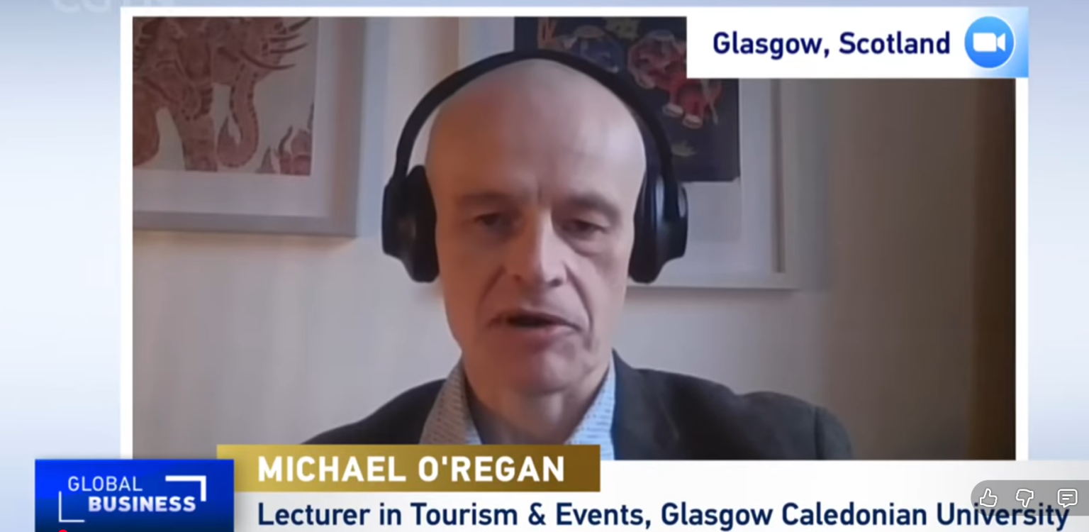 Interview with CGTN Europe on Tourist Taxes – Michael O'Regan, PhD